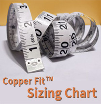 Copper Fit Wrist Size Chart